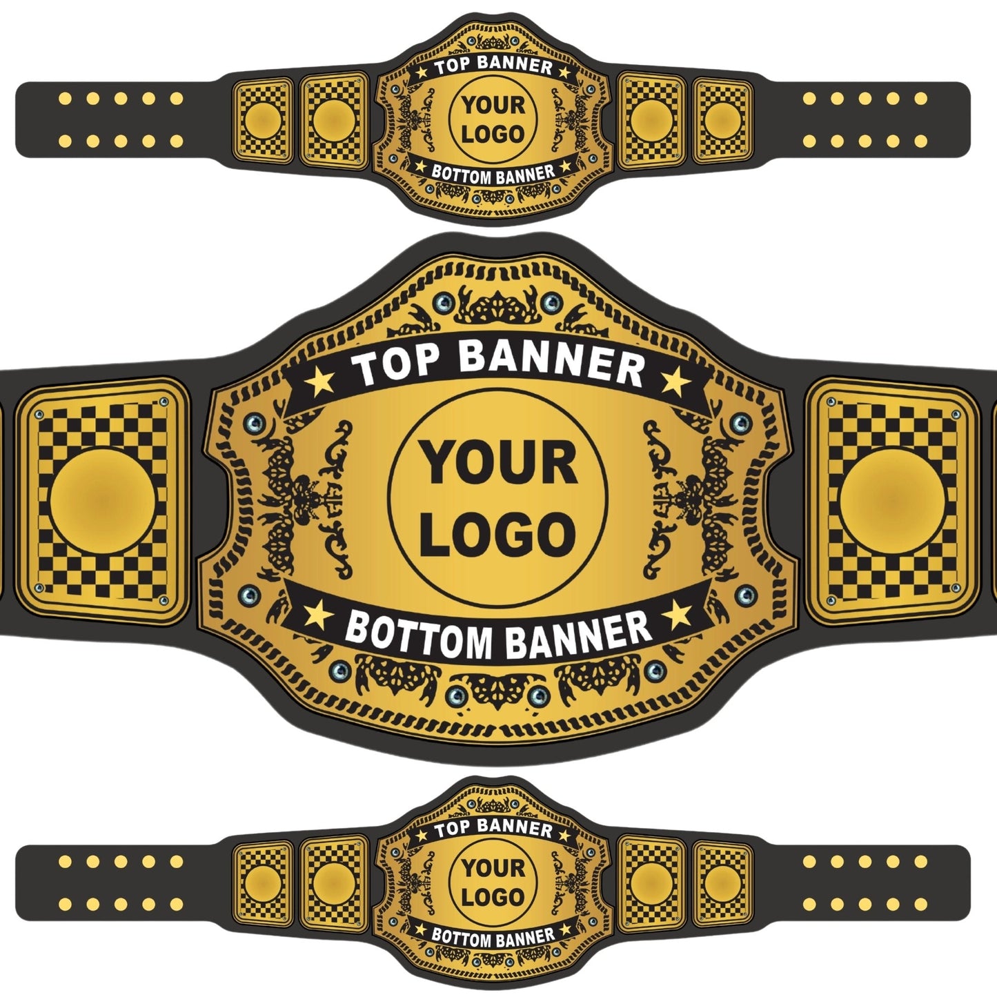 Custom Championship Wrestling Belt For All Sports