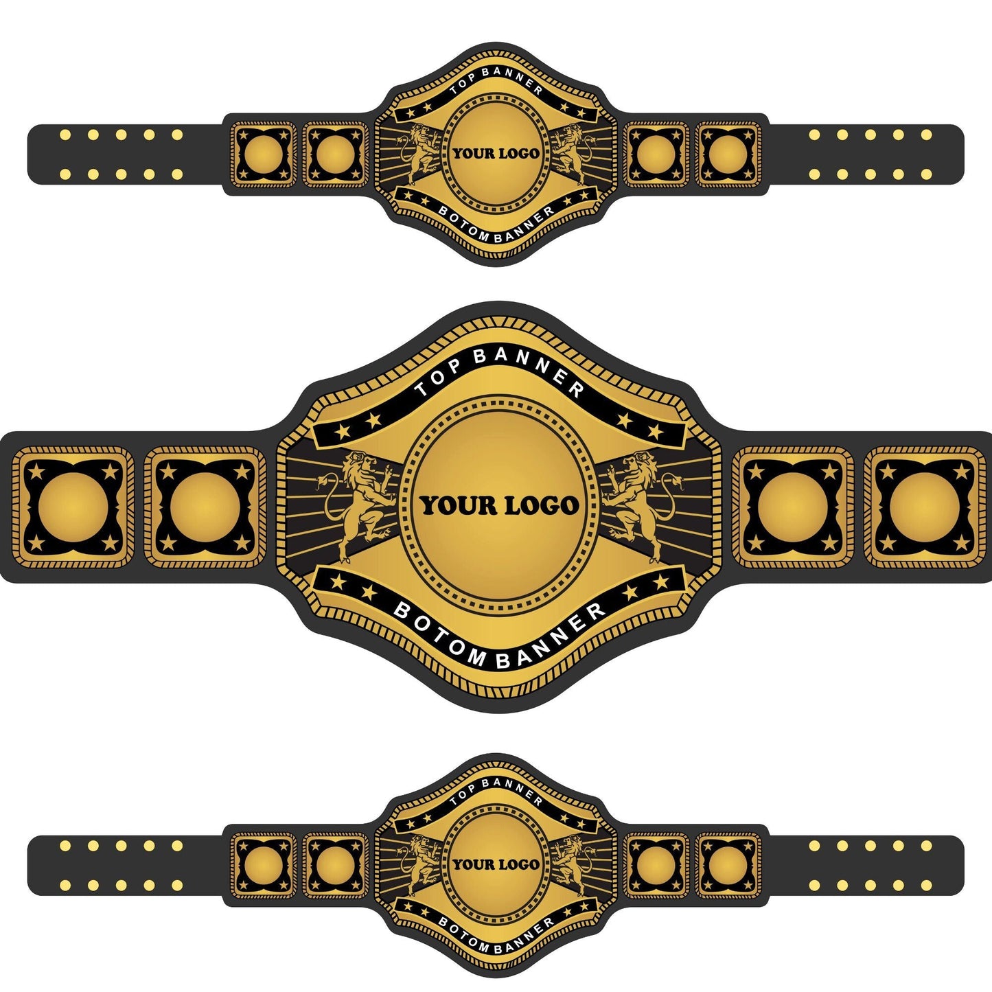 Victory in Your Hands Custom Wrestling Belt