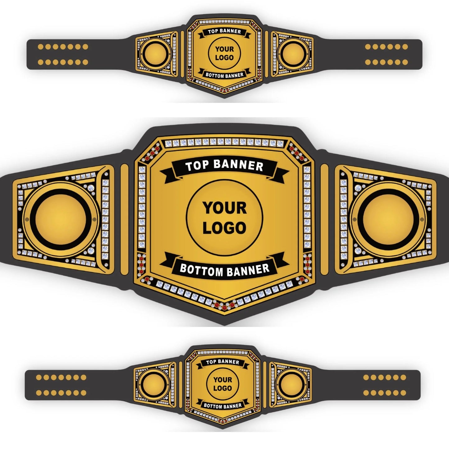 Custom Wrestling Championship Belt Design