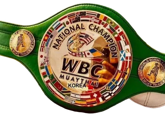WBC Muay thai World Boxing Council Korea Champion Belt