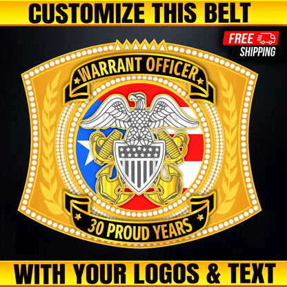 Warrant Officer Championship Belt – Customizable