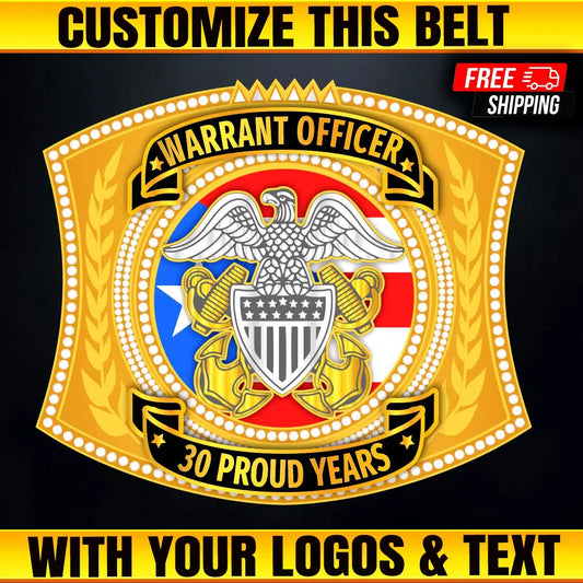 Warrant Officer Championship Belt – Customizable