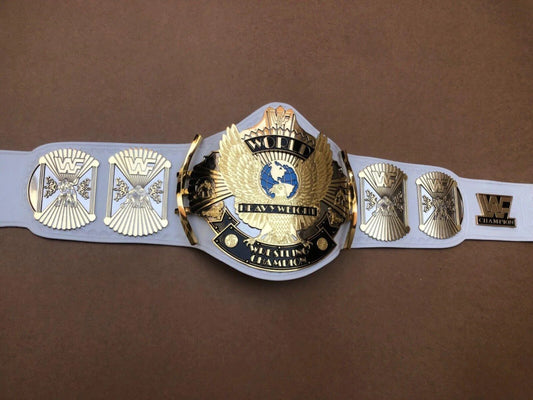 24K GOLD WWF WHITE WINGED EAGLE DUAL PLATED CNC HD CHAMPIONSHIP BELT