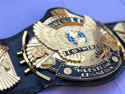 24K GOLD WWF Winged Eagle CNC HD Championship Belt