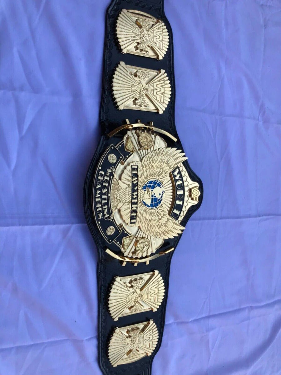 24K GOLD WWF Winged Eagle CNC HD Championship Belt