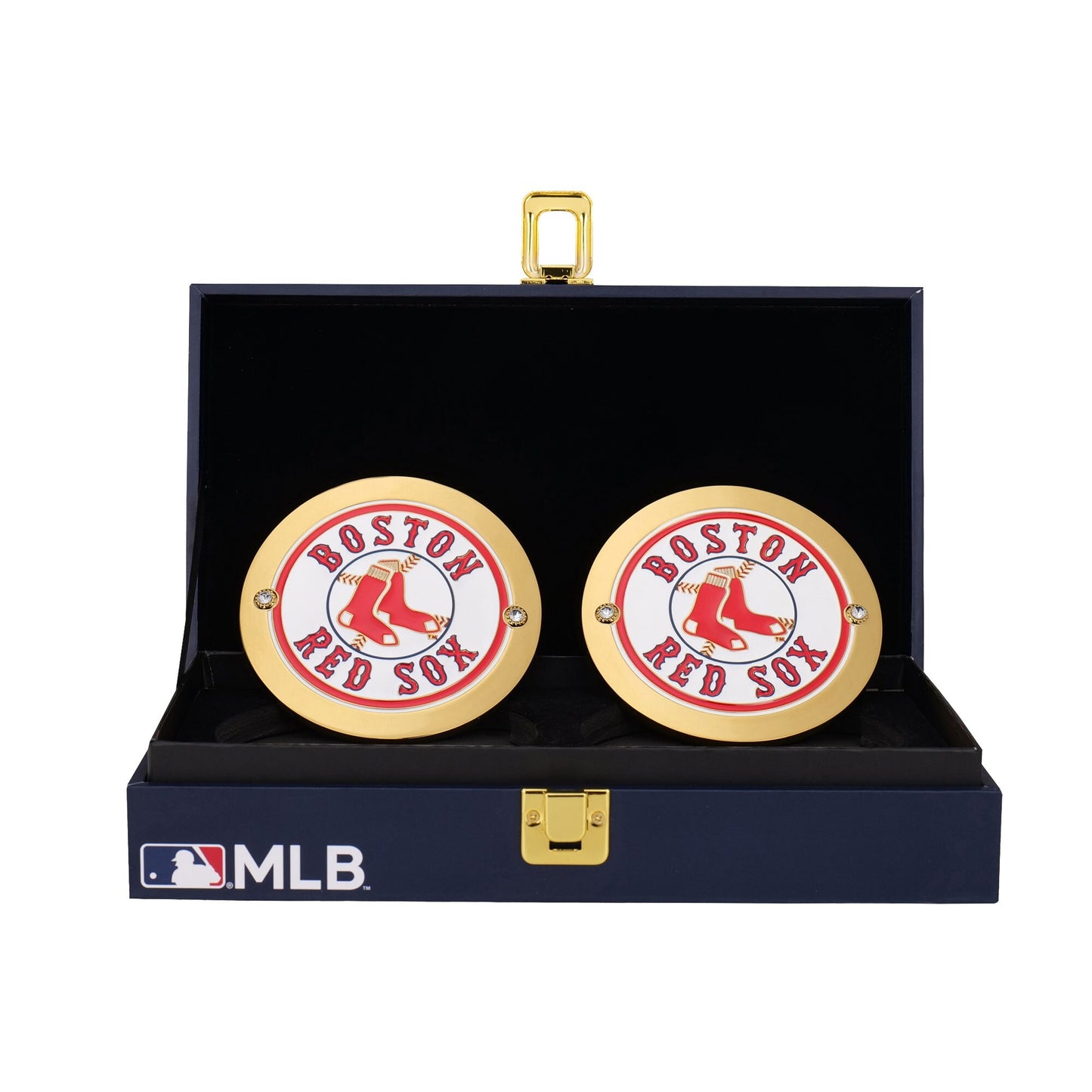 Boston Red Sox Championship Replica Side Plate Box Set