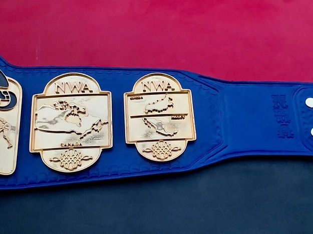 24K GOLD NWA Premium Tag Team Heavyweight CNC Championship Belt