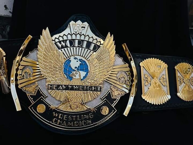 24K GOLD WWF Premium Winged Eagle CNC Championship Belt