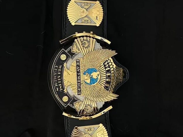 24K GOLD WWF Premium Winged Eagle CNC Championship Belt