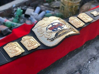 24K GOLD WWF Premium Tag Team CNC Championship Belt