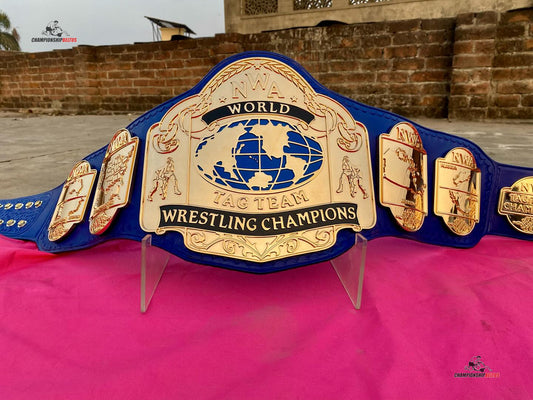 The 24K CNC NWA World Tag Team Heavyweight Premium CNC Championship Belt Replica