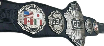 IC Intercontinental Wrestling belt Championship 4mm Zinc Replica adult size