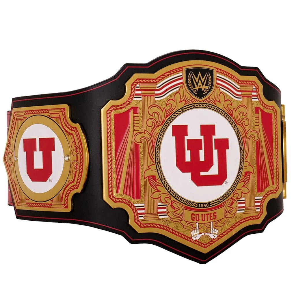 Utah Utes WWE Legacy Title Belt