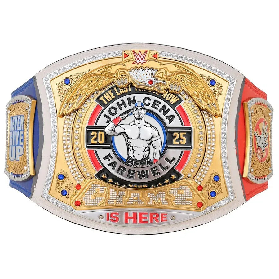 John Cena Farewell Tour 2025 Paris Spinner Championship Replica Title Belt ChampionshipBeltUS