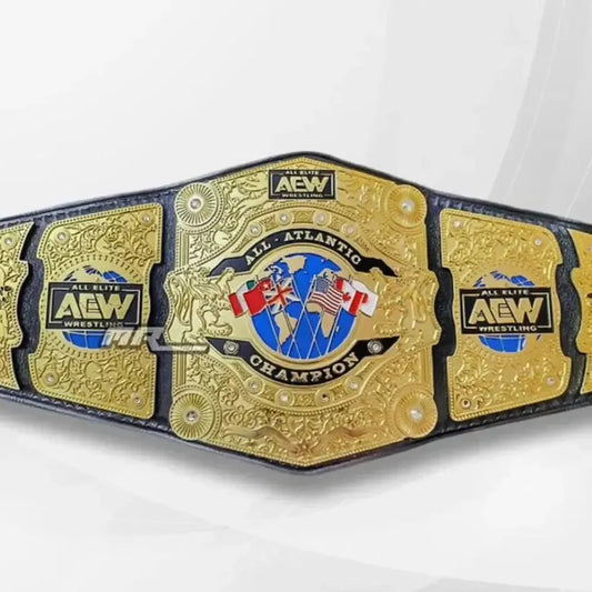 AEW All Atlantic Championship World Wide Wrestling Championship Belt ChampionshipBeltUS