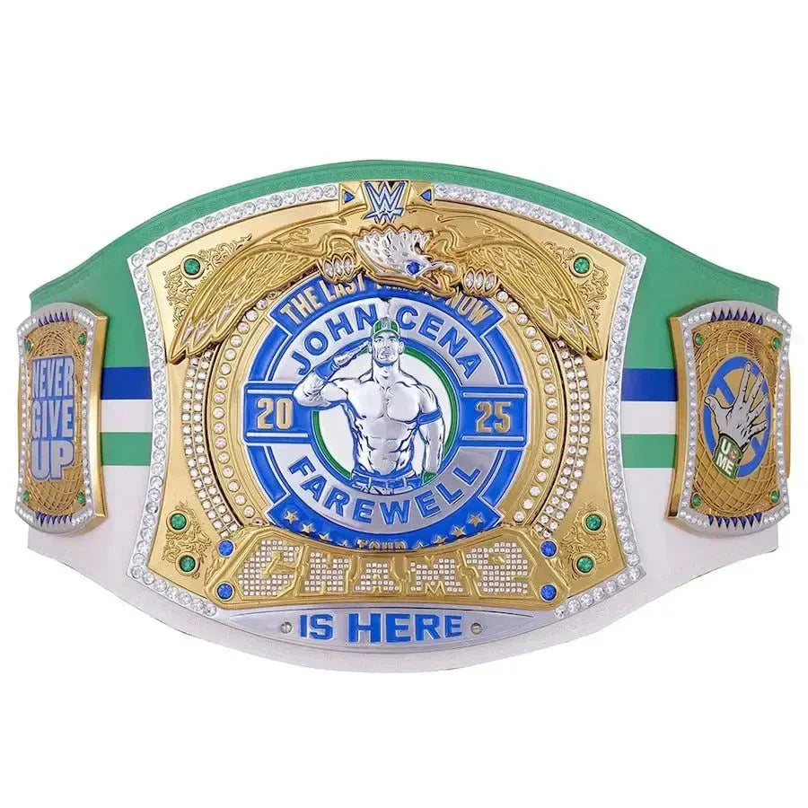 John Cena Farewell Tour 2025 Dallas Belts ChampionshipBeltUS