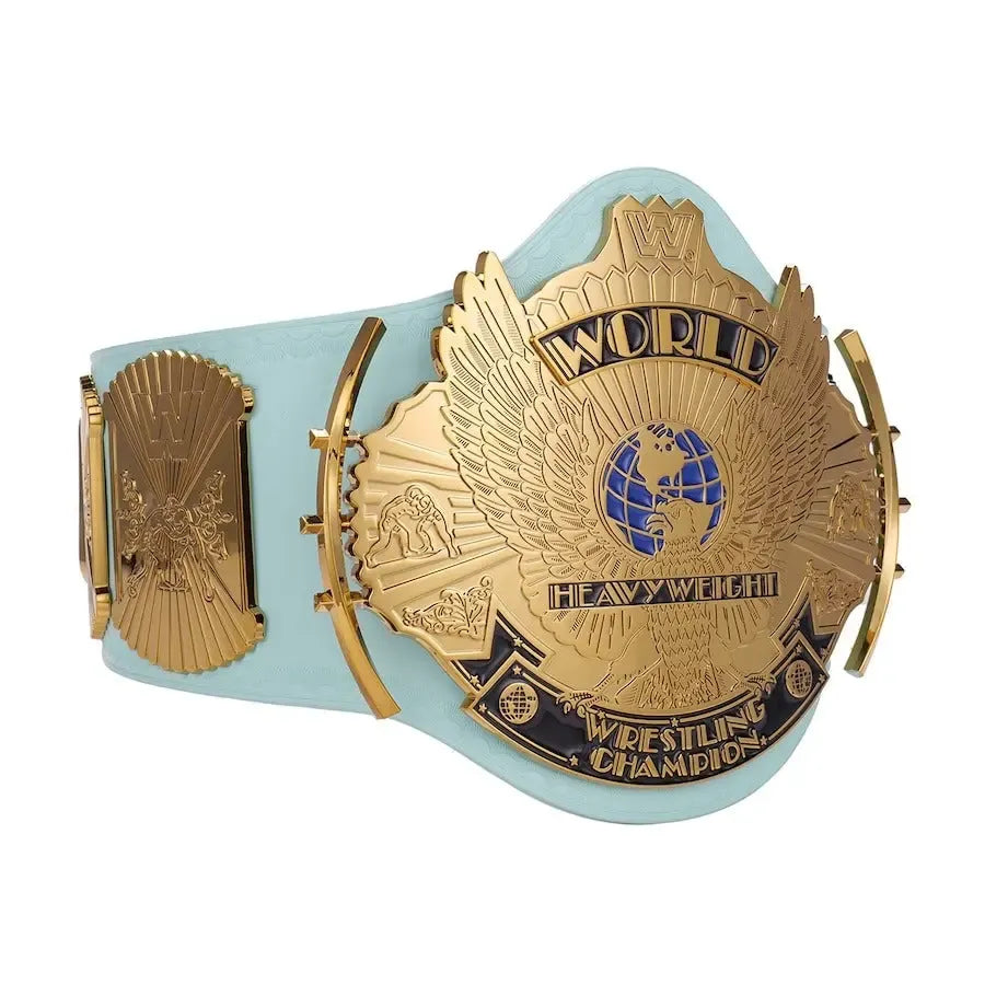 Light Blue WWE Winged Eagle Championship ChampionshipBeltUS