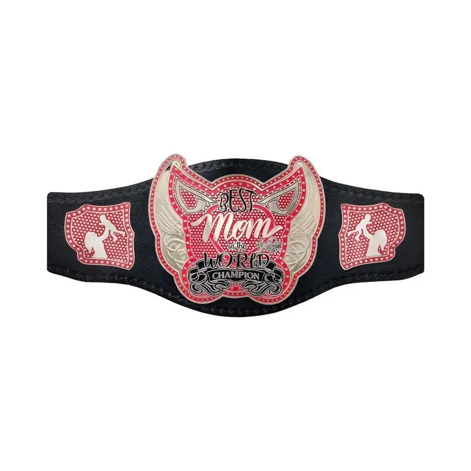World Greatest Mom Wrestling Championship belt ChampionshipBeltUS
