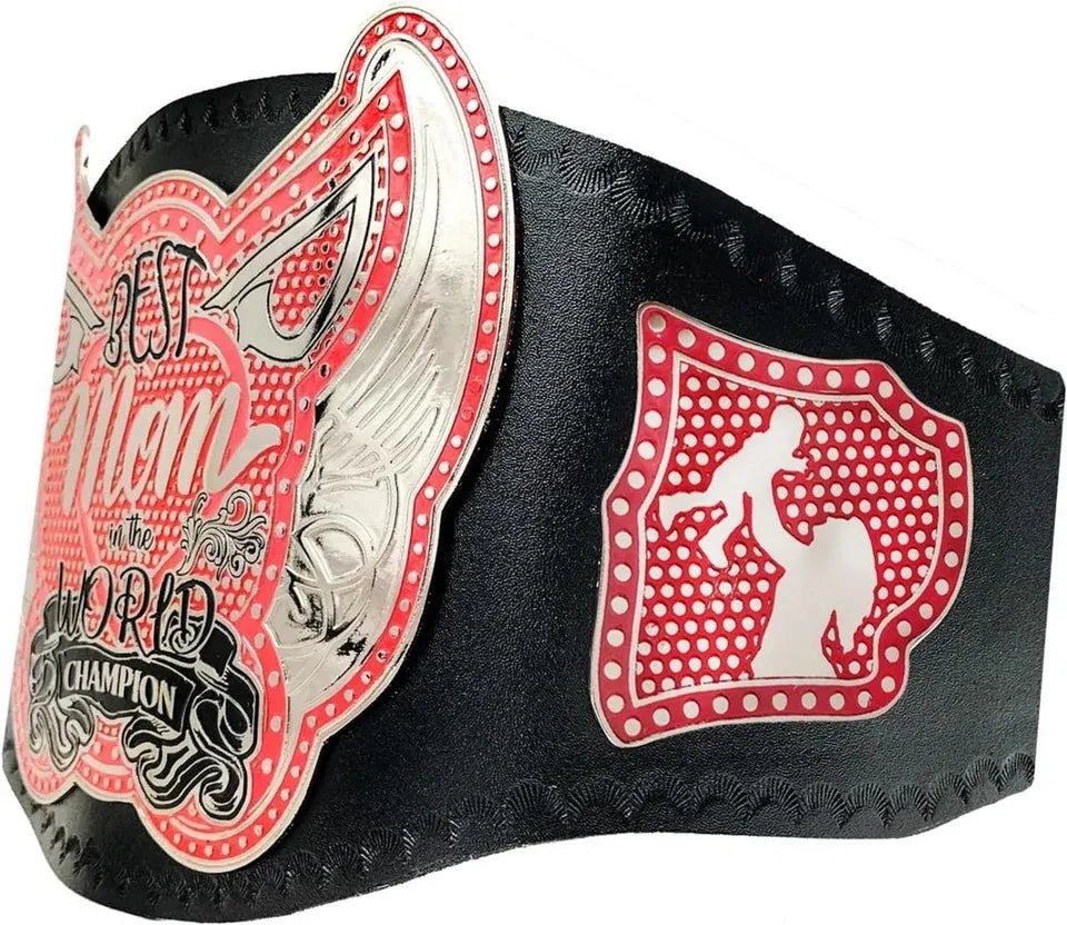World Greatest Mom Wrestling Championship belt ChampionshipBeltUS