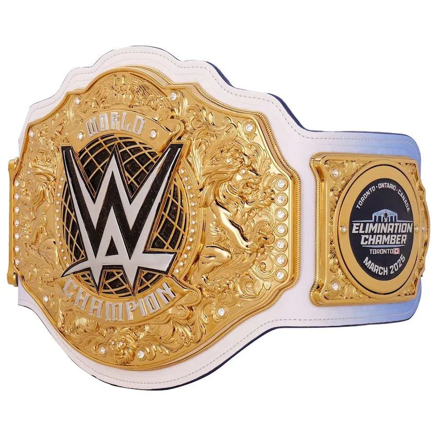 WWE Championship Belt Elimination Chamber 2025 Replica Title Belt ChampionshipBeltUS