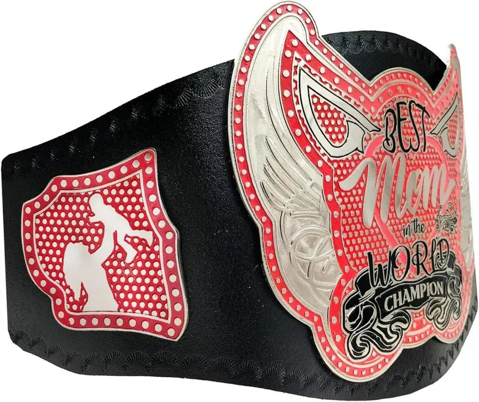 World Greatest Mom Wrestling Championship belt ChampionshipBeltUS