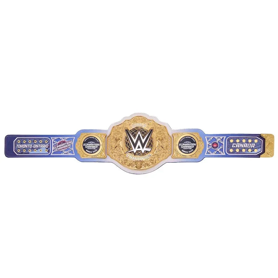 WWE Championship Belt Elimination Chamber 2025 Replica Title Belt ChampionshipBeltUS