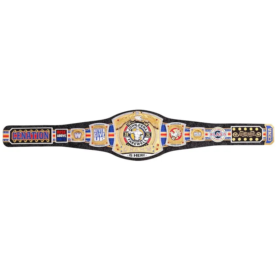 John Cena Farewell Tour 2025 Las Vegas Spinner Championship Replica Title Belt ChampionshipBeltUS