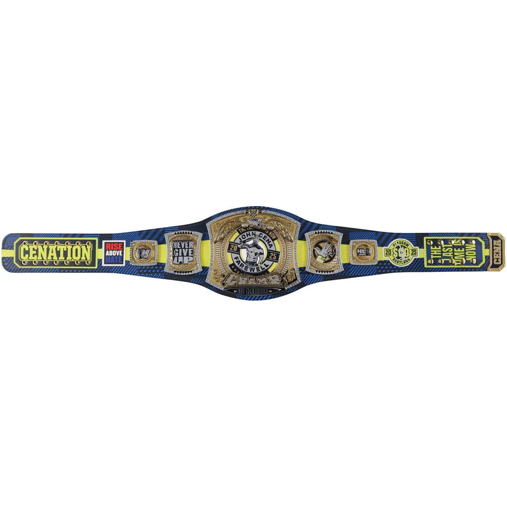 John Cena WWE Farewell Tour Brussels Replica Title Belt - Limited Edition of 25 (Copy) ChampionshipBeltUS