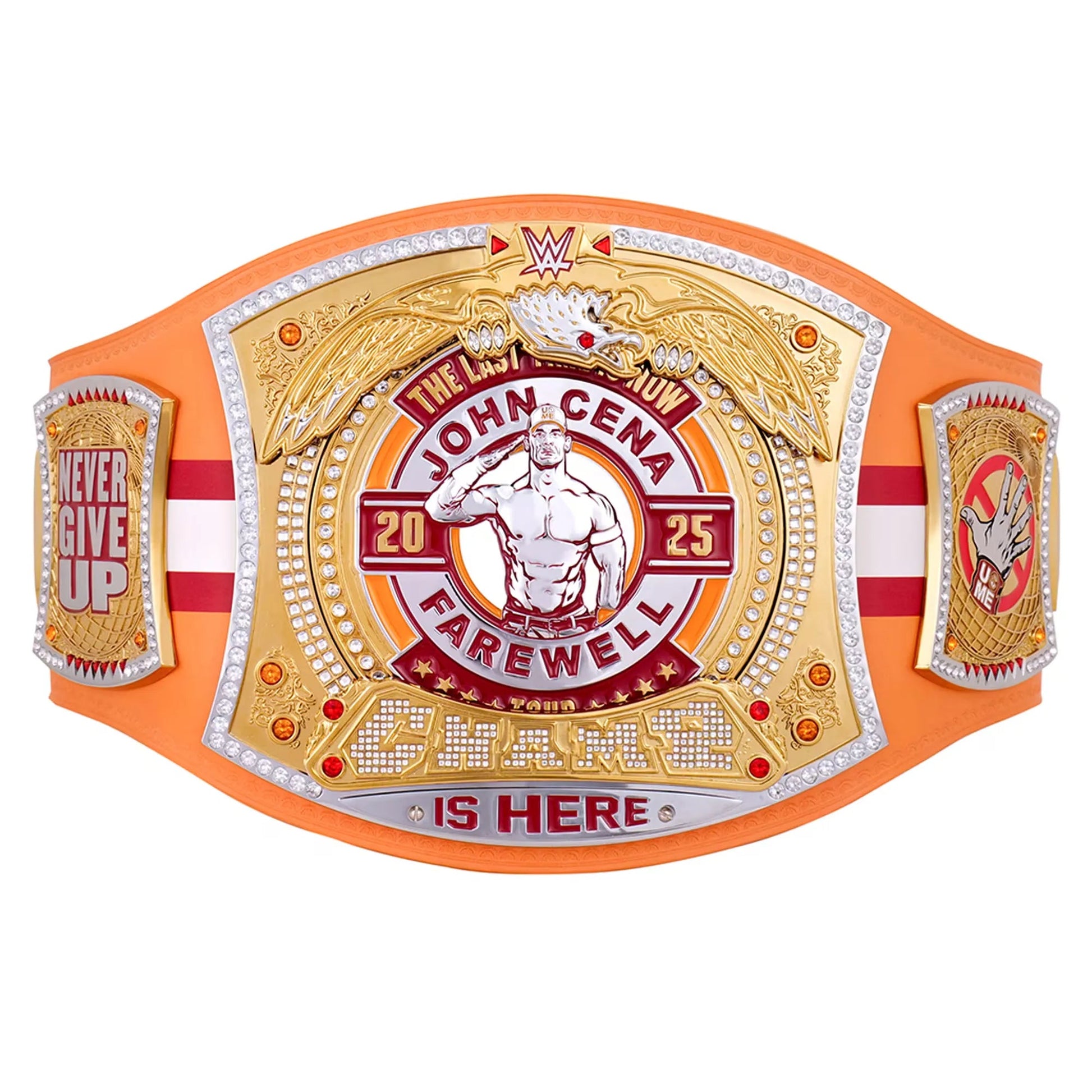 John Cena Farewell Tour 2025 Tampa Spinner Championship Replica Title Belt ChampionshipBeltUS
