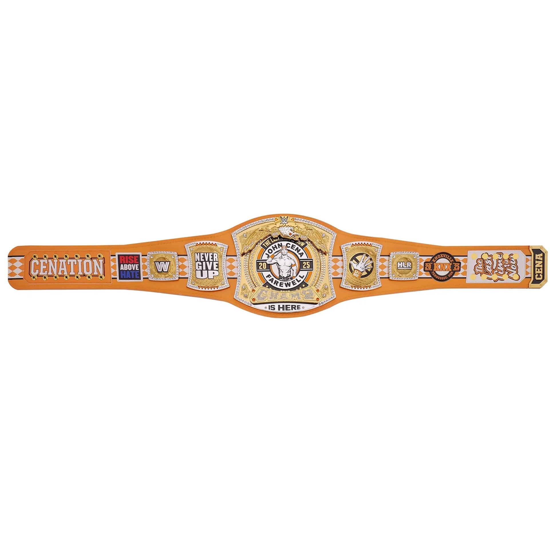 John Cena Farewell Tour 2025 Knoxville Spinner Championship Replica Title Belt (Copy) ChampionshipBeltUS
