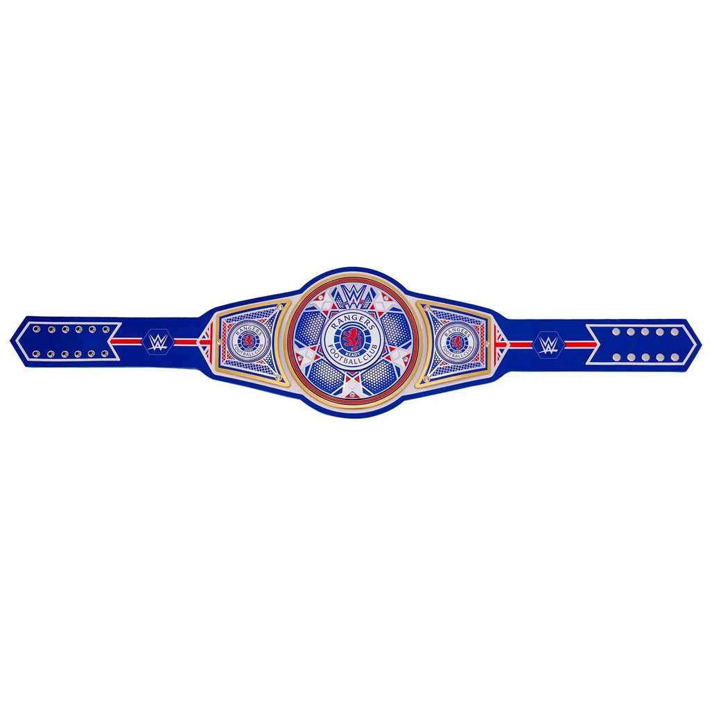 WWE x Rangers FC collectible Legacy Championship Replica Belt – Official Football x Wrestling Collectible ChampionshipBeltUS