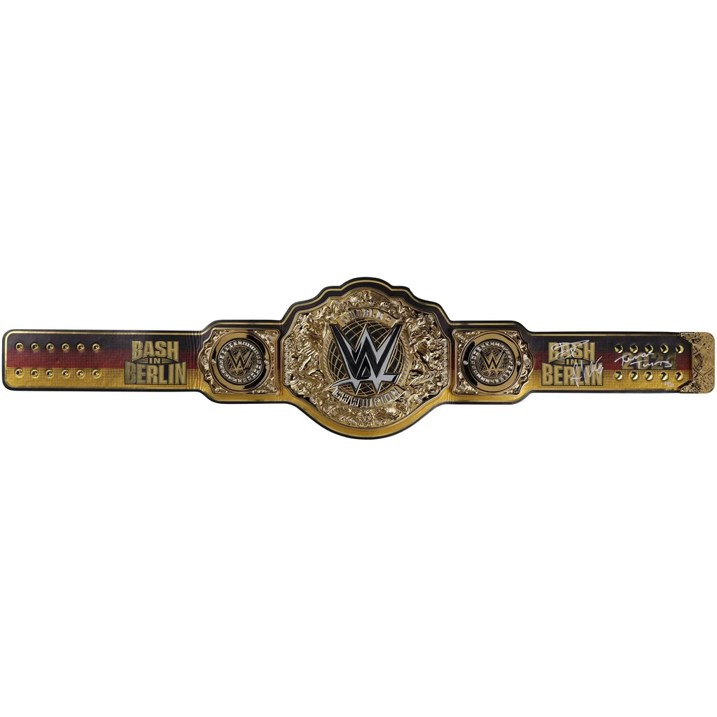 Damian Priest & Rhea Ripley WWE Bash in Berlin Replica Title Belt with "Terror Twins" Inscription - Limited Edition #25/25 ChampionshipBeltUS