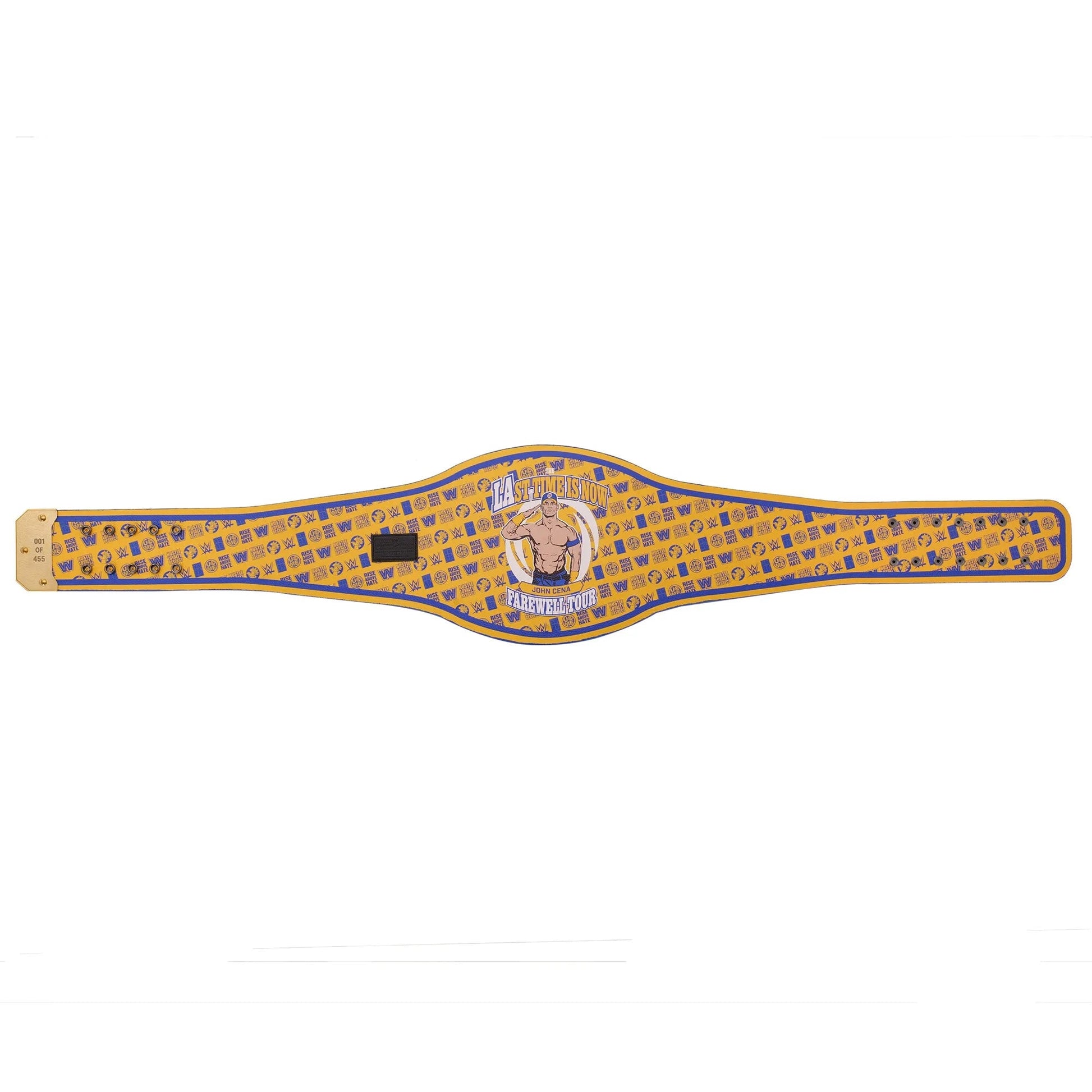 John Cena Farewell Tour 2025 Money In The Bank Los Angeles Spinner Championship Replica Title Belt (Copy) ChampionshipBeltUS
