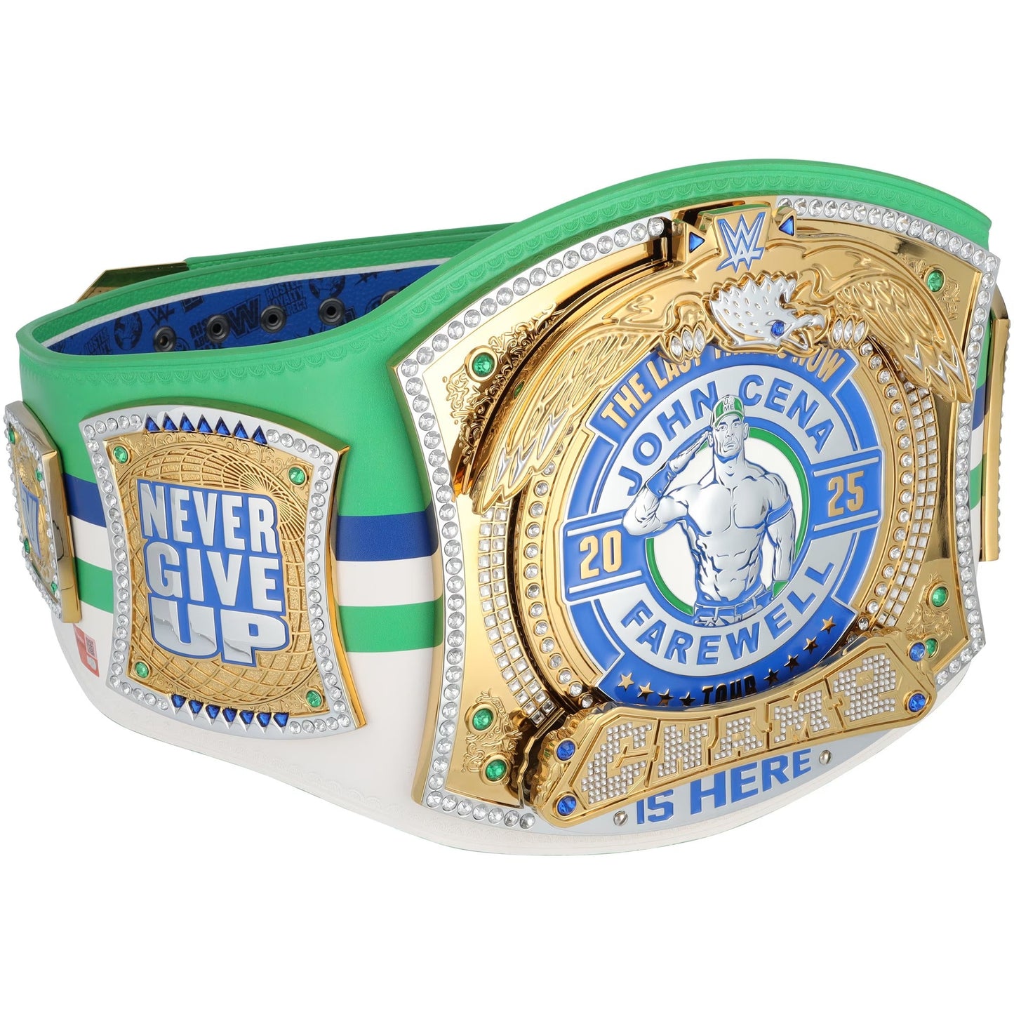 John Cena WWE Autographed Farewell Tour 2025 Dallas Replica Title Belt - Limited Edition of 25