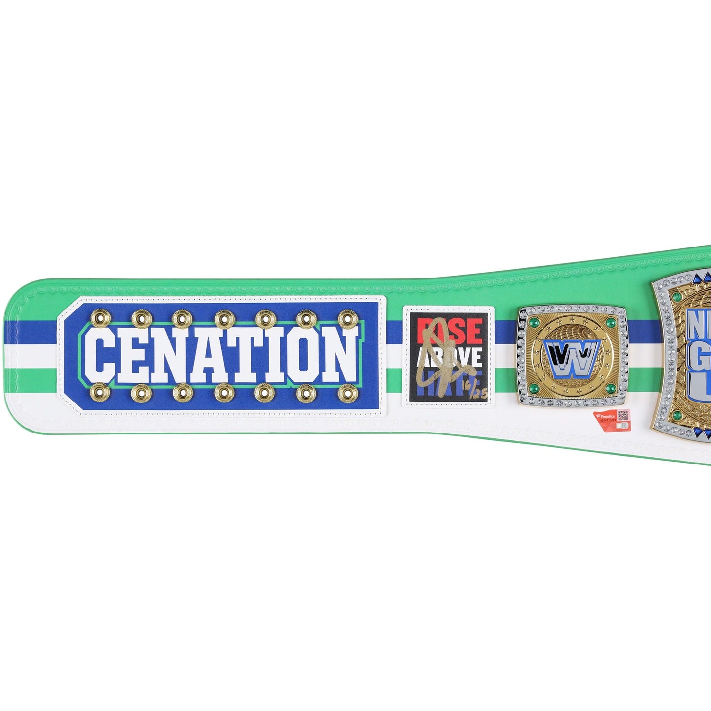 John Cena WWE Autographed Farewell Tour 2025 Dallas Replica Title Belt - Limited Edition of 25