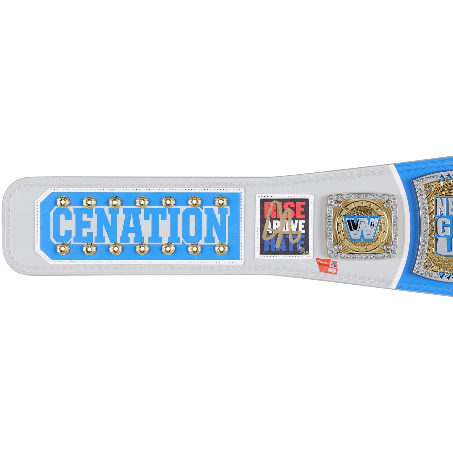 John Cena WWE Autographed Farewell Tour 2025 Grand Rapids Replica Title Belt - Limited Edition of 25
