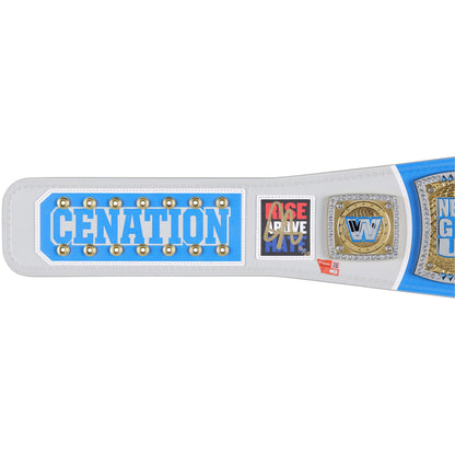 John Cena WWE Autographed Farewell Tour 2025 Grand Rapids Replica Title Belt - Limited Edition of 25
