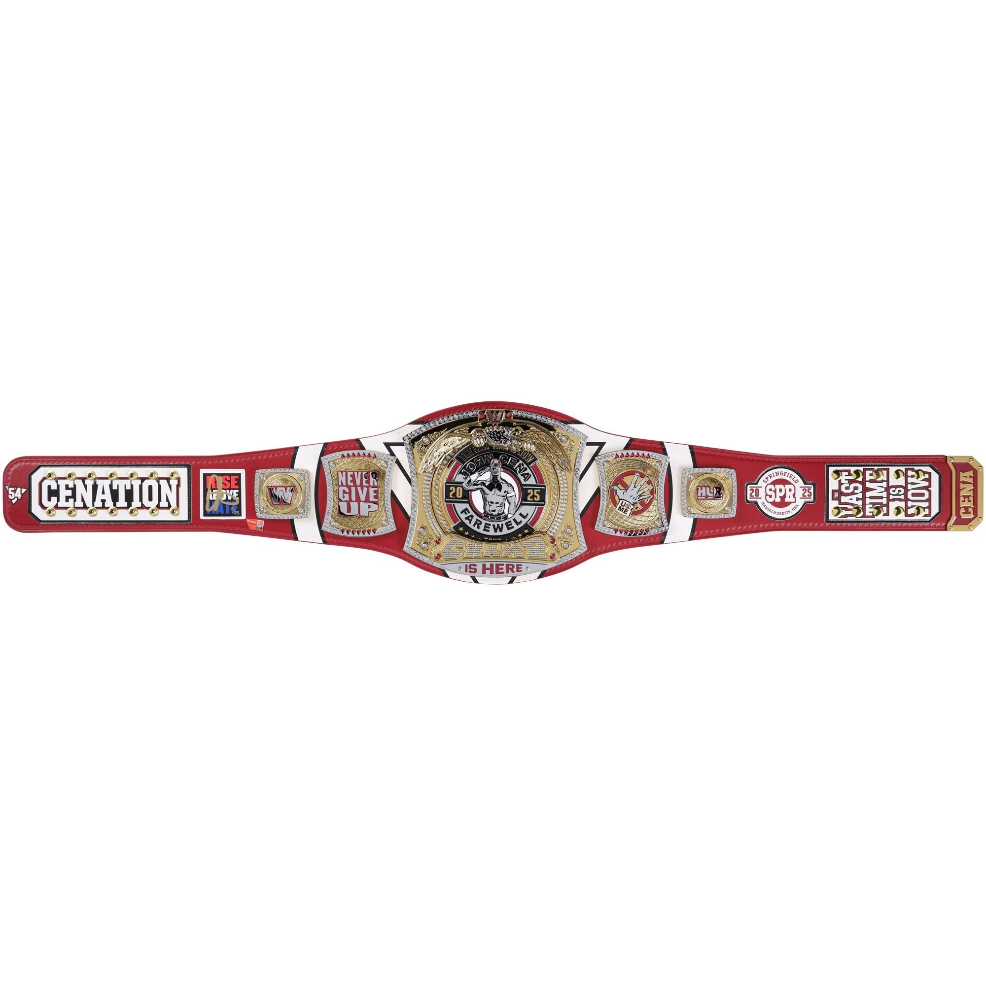 John Cena WWE Autographed Farewell Tour 2025 Springfield Replica Title Belt - Limited Edition of 25