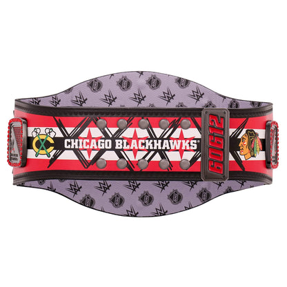 CM Punk Chicago Blackhawks Signature Series Spinner Championship Replica Title Belt