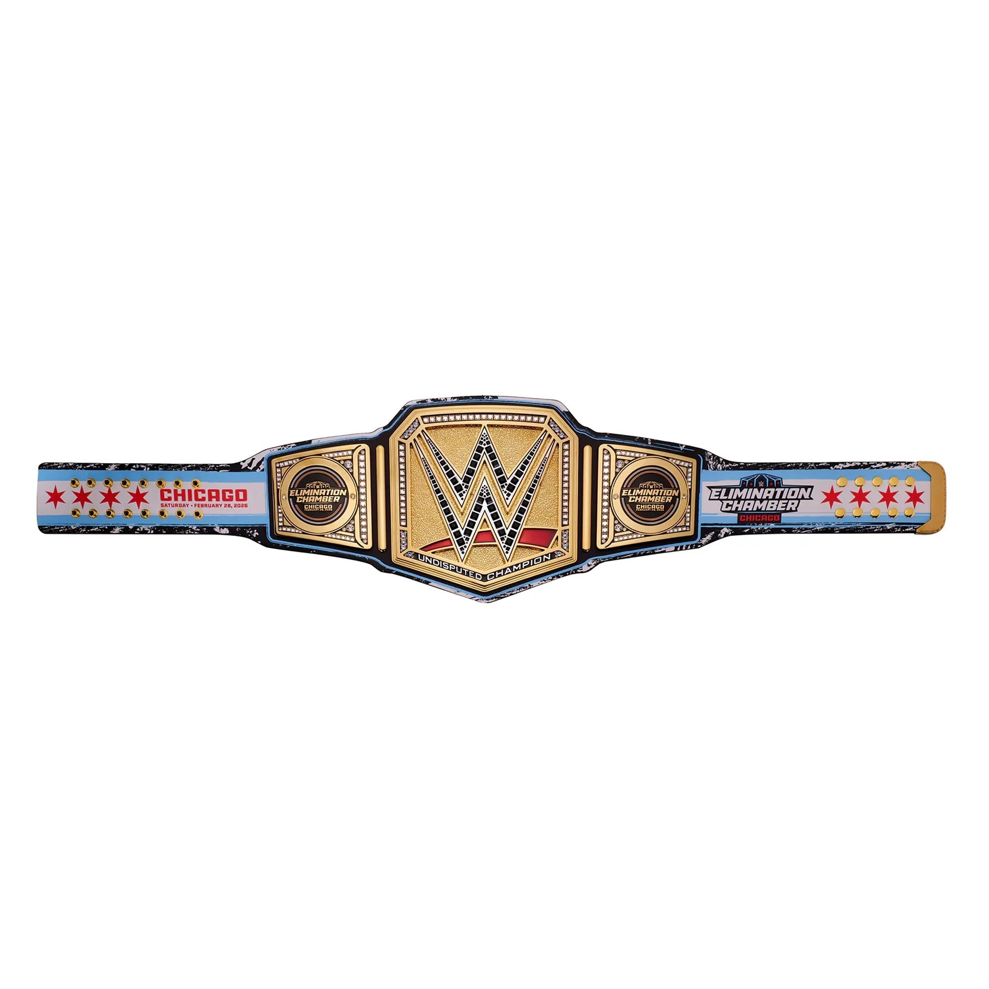 Elimination Chamber 2026 Chicago Championship Replica Title Belt