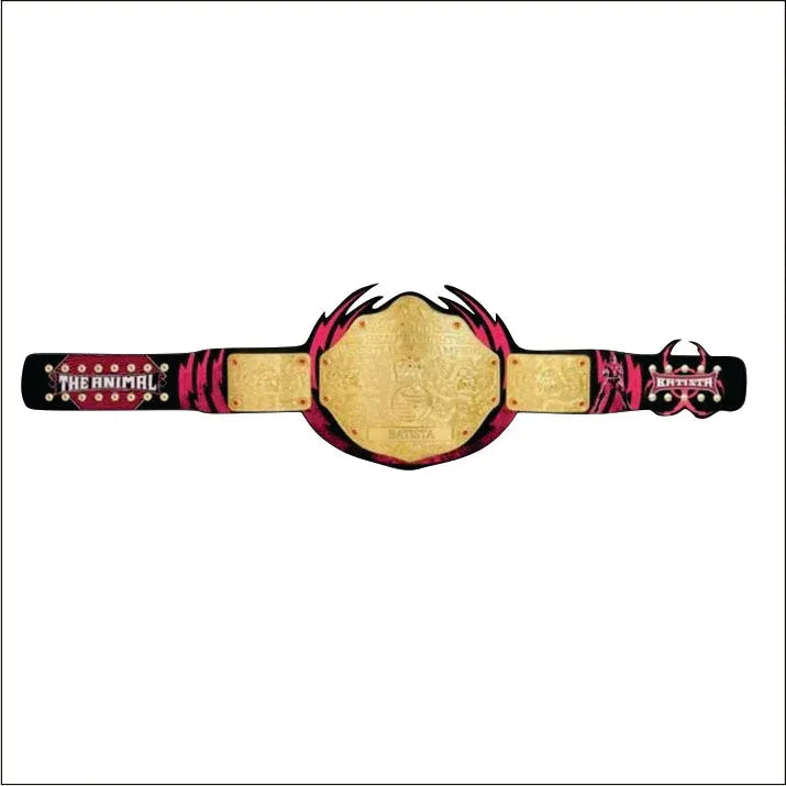 Custom Batista Big Gold World Heavyweight Championship Belt ChampionshipBeltUS