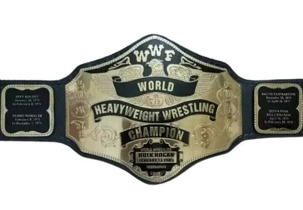 WWF Hulk Hogan Wrestling Heavyweight Championship Title Belt Replica ChampionshipBeltUS