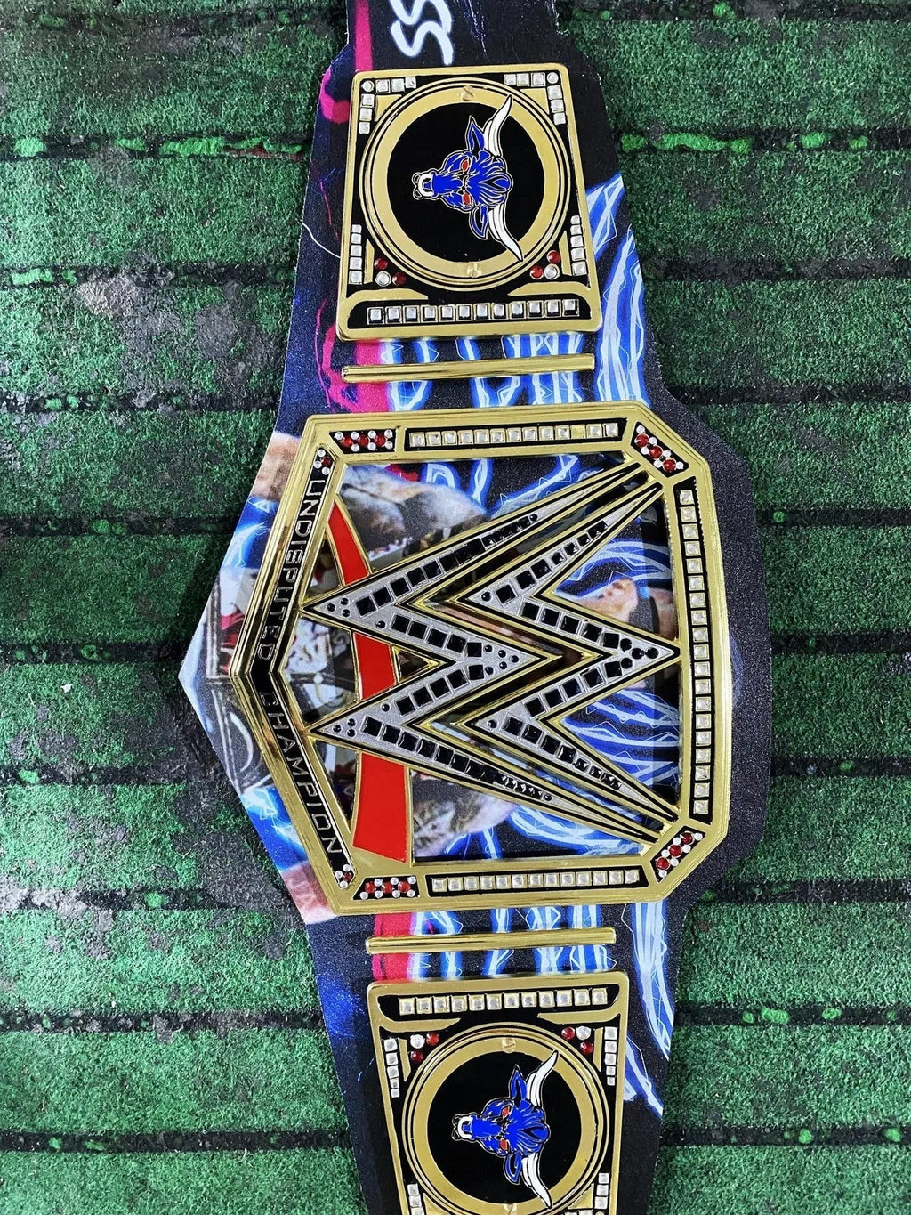 The Rock Custom Undisputed World Wrestling Championship Belt ChampionshipBeltUS