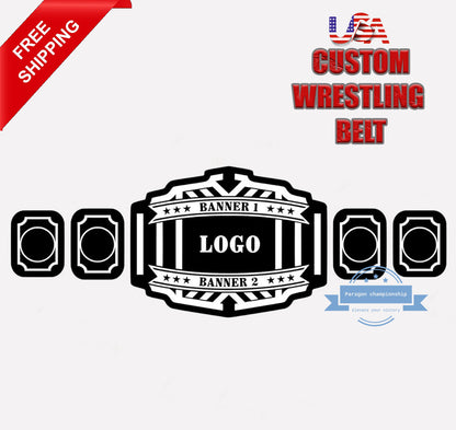 "Design Your Own" 4lb Custom Wrestling Championship Belt