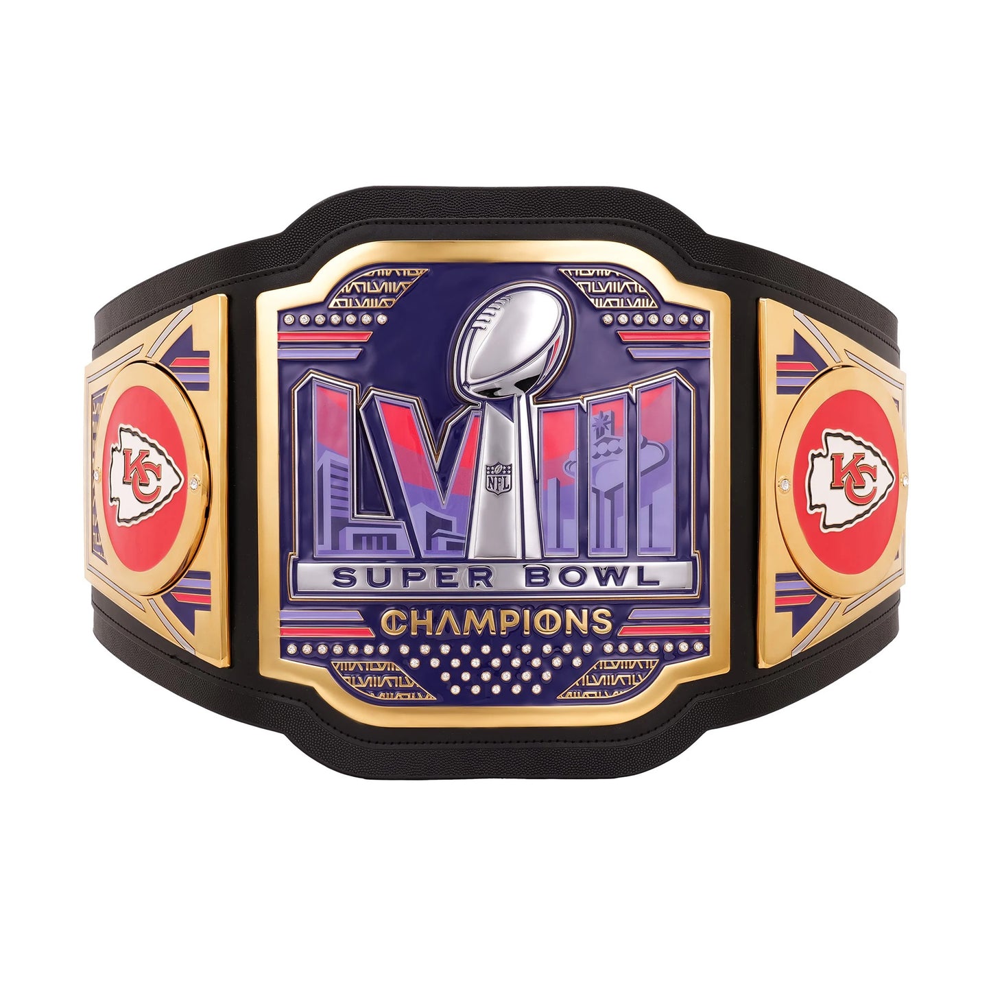 Super Bowl LVIII Champions Legacy Replica Wrestling Title Belt