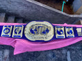 24K CNC WWF Intercontinental Championship Belt – Classic Blue Strap Replica Title33