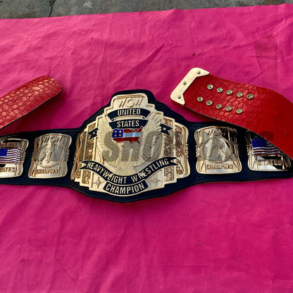 The 24K GOLD WCW United States Premium CNC Championship Belt Replica