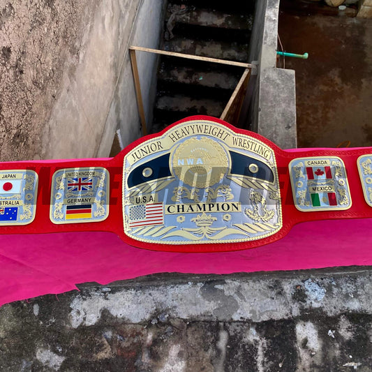 The 24K CNC NWA Junior Heavyweight Premium CNC Championship Belt Replica