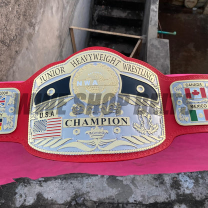 The 24K CNC NWA Junior Heavyweight Premium CNC Championship Belt Replica