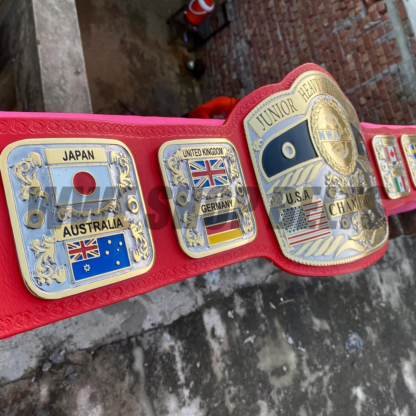 The 24K CNC NWA Junior Heavyweight Premium CNC Championship Belt Replica